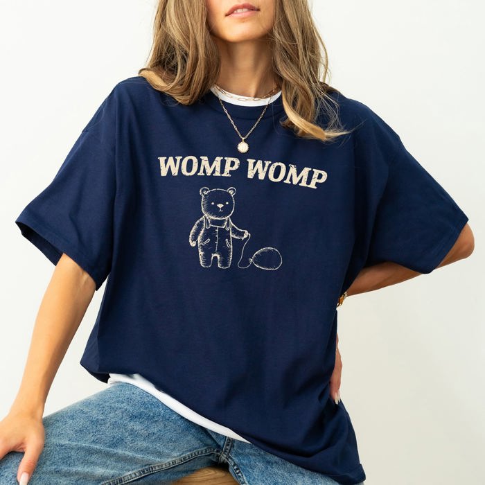 Womp Womp Sad Bear Balloon Meme Internet Culture Moment For Streetwear Fans Comfort Colors Tee