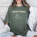 Large Moss Dark Green Womp Womp Sad Bear Balloon Meme Internet Culture Moment For Streetwear Fans Comfort Colors Tee