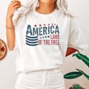 XXXL White America Flag Americana Land Of The Free Patriotic USA Vintage Distressed Pride Comfort Colors Tee
