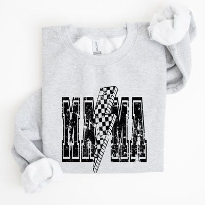 Mama Lightning Bolt Mother's Day Motherhood Celebration Of Maternal Strength And Love Sweatshirt