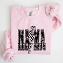 Mama Lightning Bolt Mother's Day Motherhood Celebration Of Maternal Strength And Love Sweatshirt