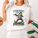 XL White Strawberry Jams Glock Don't Frog Meme Joke Aesthetic Trendy Toad Comfort Colors Tee