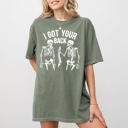  I Got Your Back Skeleton Witch Aesthetic Meme Halloween Spooky Costume Comfort Colors Tee
