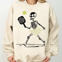  Pickleball Skeleton Witch Meme Halloween Spooky Costume Exclusive Limited Edition Sweatshirt