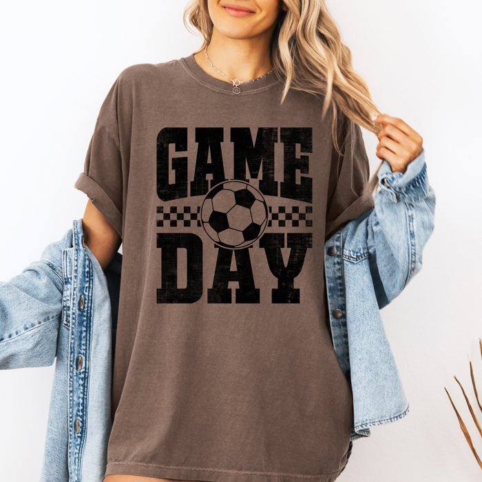Game Day Soccer World Champs USA Tournament Championship Edition Comfort Colors Tee