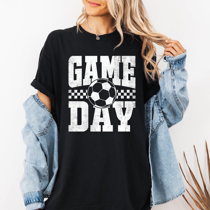 Game Day Soccer World Champs USA Tournament Championship Edition Comfort Colors Tee