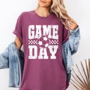 Medium Berry Red Game Day Soccer World Champs USA Tournament Championship Edition Comfort Colors Tee