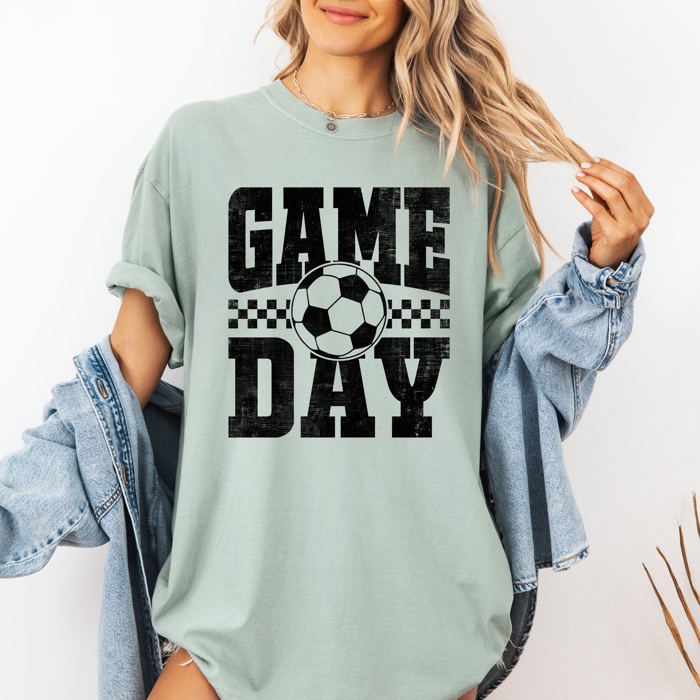 Game Day Soccer World Champs USA Tournament Championship Edition Comfort Colors Tee