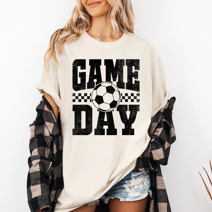 Game Day Soccer World Champs USA Tournament Championship Edition Comfort Colors Tee