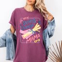 Small Berry Red In My String Cheese Mama Era Faith-Filled Mom Life Edition Deluxe Comfort Colors Tee