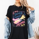 XXL Black In My String Cheese Mama Era Faith-Filled Mom Life Edition Deluxe Comfort Colors Tee