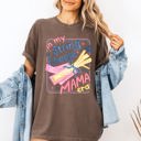 Large Espresso Brown In My String Cheese Mama Era Faith-Filled Mom Life Edition Deluxe Comfort Colors Tee