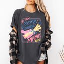 XL Pepper Dark Gray In My String Cheese Mama Era Faith-Filled Mom Life Edition Deluxe Comfort Colors Tee