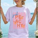  Just Peachy Rio Fruit Pastels Summer Vibes Playful Fashion Forward Comfort Colors Tee