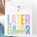 XL White Later Gator Comfort Colors Tee