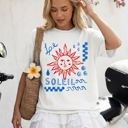 XXL White Le Soleil Beach Ready Vacation Sunshine Summer Fun Vibes For The Shore Comfort Colors Tee