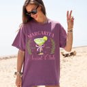 XXXL Berry Red Margarita Social Club Beach Ready, Vacation, Sunshine, Summer Fun Comfort Colors Tee