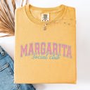 XXXL Mustard Margarita Social Club Beach Ready Sunshine Summer Fun Floral Motif Comfort Colors Tee