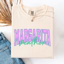  Margarita Weather Beach Ready Vacation Sunshine Summer Fun Floral Pastel Comfort Colors Tee
