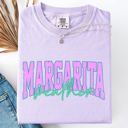 Large Orchid Light Purple Margarita Weather Beach Ready Vacation Sunshine Summer Fun Floral Pastel Comfort Colors Tee