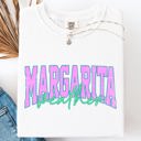 Small White Margarita Weather Beach Ready Vacation Sunshine Summer Fun Floral Pastel Comfort Colors Tee