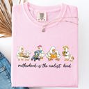 Large Blossom Light Pink Motherhood Is The Realest Hood Mama Says Be Proud Everyday Today Comfort Colors Tee