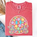  Pastel Retro Smiley Face Beach Ready Vacation Sunshine Summer Fun Comfort Colors Tee