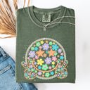  Pastel Retro Smiley Face Stars Beach Ready Vacation Sunshine Summer Fun Comfort Colors Tee