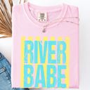 XXXL Blossom Light Pink River Babe Beach Ready Vacation Sunshine Summer Fun Coastal Vibes Comfort Colors Tee