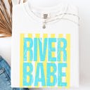 XXL White River Babe Beach Ready Vacation Sunshine Summer Fun Coastal Vibes Comfort Colors Tee