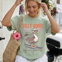 Small Bay Light Sage Silly Goose Summer Club Beach Ready Vacation Sunshine Summer Fun Comfort Colors Tee