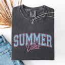  Summer Vibes Beach Ready Vacation Sunshine Summer Fun All Day Comfort Colors Tee