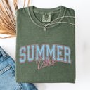  Summer Vibes Beach Ready Vacation Sunshine Summer Fun All Day Comfort Colors Tee
