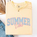 Medium Butter Summer Vibes Beach Ready Vacation Sunshine Summer Fun All Day Comfort Colors Tee