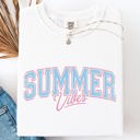 XXL White Summer Vibes Beach Ready Vacation Sunshine Summer Fun All Day Comfort Colors Tee