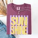  Sunshine Beach Ready, Vacation, Sunshine, Summer Fun Comfort Colors Tee
