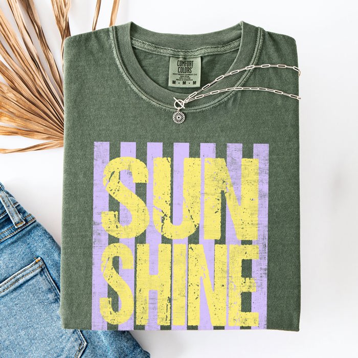 Sunshine Beach Ready, Vacation, Sunshine, Summer Fun Comfort Colors Tee