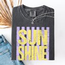  Sunshine Beach Ready, Vacation, Sunshine, Summer Fun Comfort Colors Tee