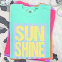  Sunshine Beach Ready, Vacation, Sunshine, Summer Fun Comfort Colors Tee