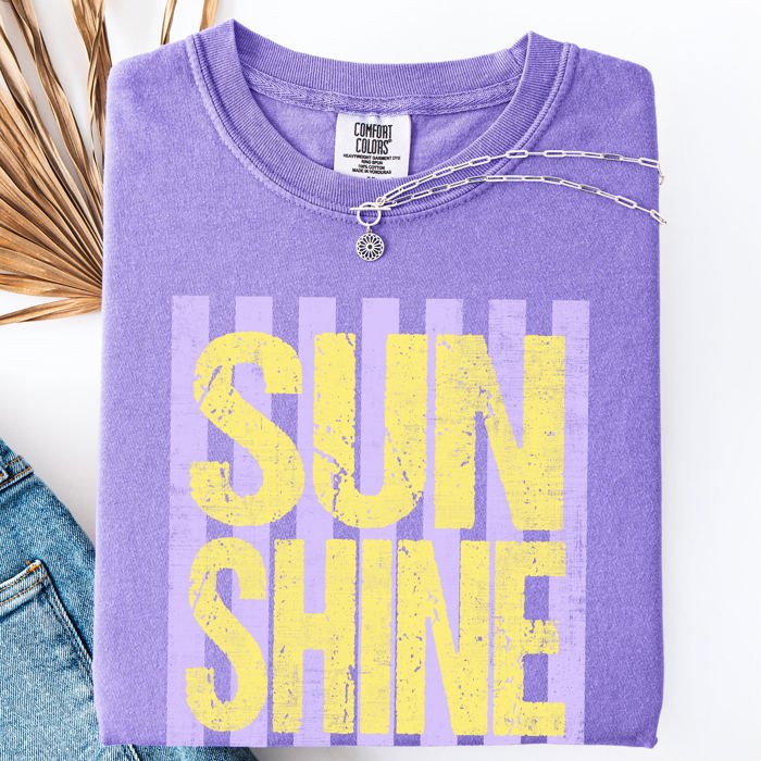 Sunshine Beach Ready, Vacation, Sunshine, Summer Fun Comfort Colors Tee