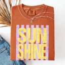 Small Yam Sunshine Beach Ready, Vacation, Sunshine, Summer Fun Comfort Colors Tee