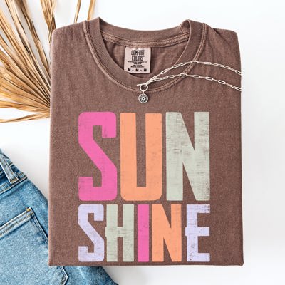 Sunshine State Of Mind Beach Vibes Edition Vacation Sunshine Summer Fun Comfort Colors Tee