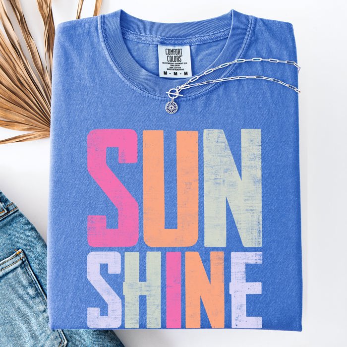 Sunshine State Of Mind Beach Vibes Edition Vacation Sunshine Summer Fun Comfort Colors Tee