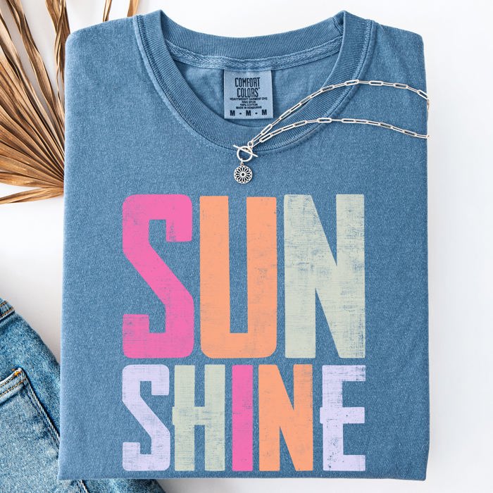 Sunshine State Of Mind Beach Vibes Edition Vacation Sunshine Summer Fun Comfort Colors Tee