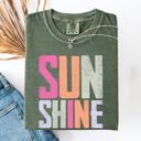XXL Moss Dark Green Sunshine State Of Mind Beach Vibes Edition Vacation Sunshine Summer Fun Comfort Colors Tee