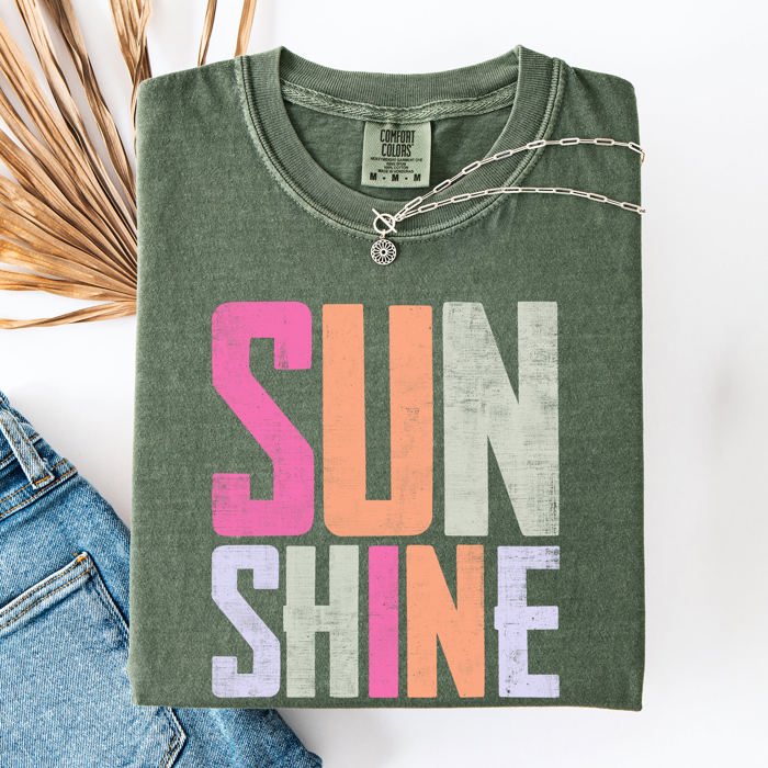Sunshine State Of Mind Beach Vibes Edition Vacation Sunshine Summer Fun Comfort Colors Tee
