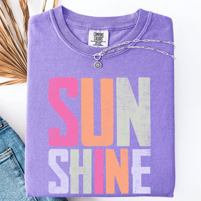 Sunshine State Of Mind Beach Vibes Edition Vacation Sunshine Summer Fun Comfort Colors Tee