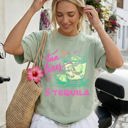 Small Bay Light Sage Tan Lines And Tequila Margarita Beach Ready Vacation Sunshine Summer Fun Comfort Colors Tee