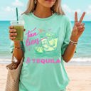XXL Island Reef Green Tan Lines And Tequila Margarita Beach Ready Vacation Sunshine Summer Fun Comfort Colors Tee