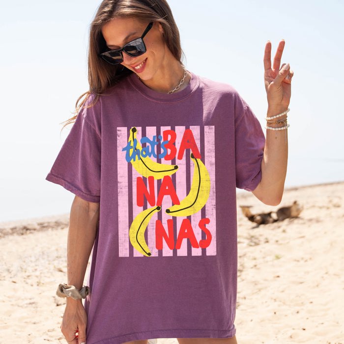 That's Bananas, Rio, Folk Beach Ready Vacation Sunshine Summer Fun Comfort Colors Tee